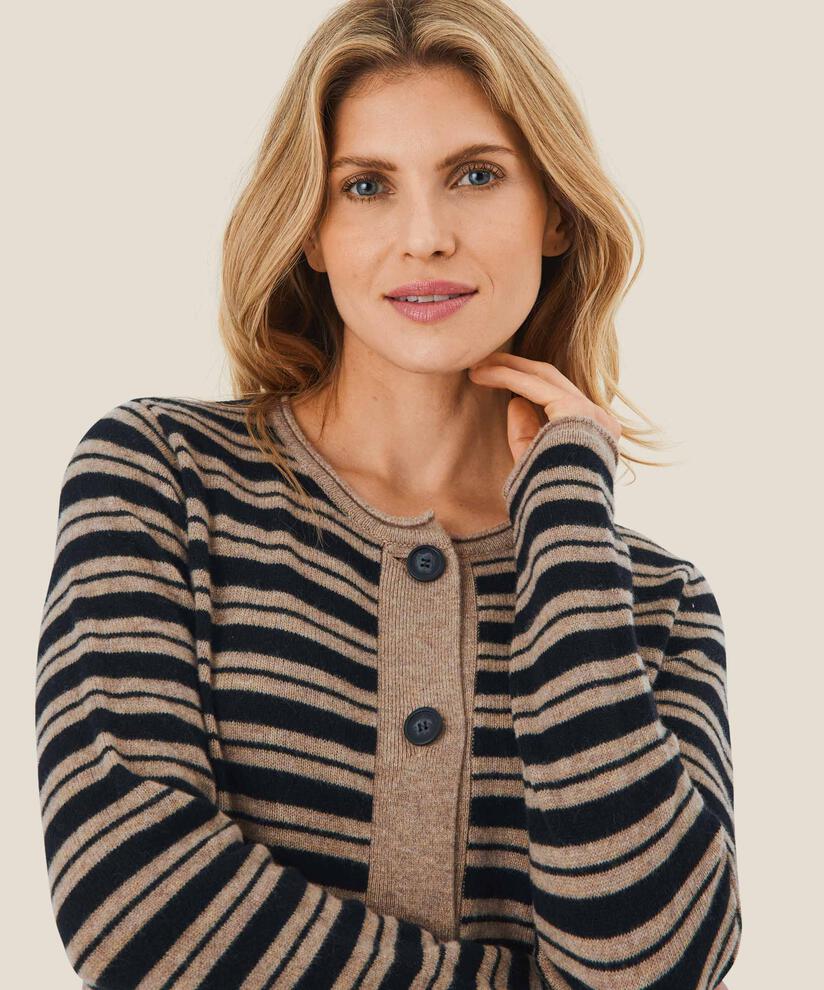 Lica Cardigan, Black/dijon