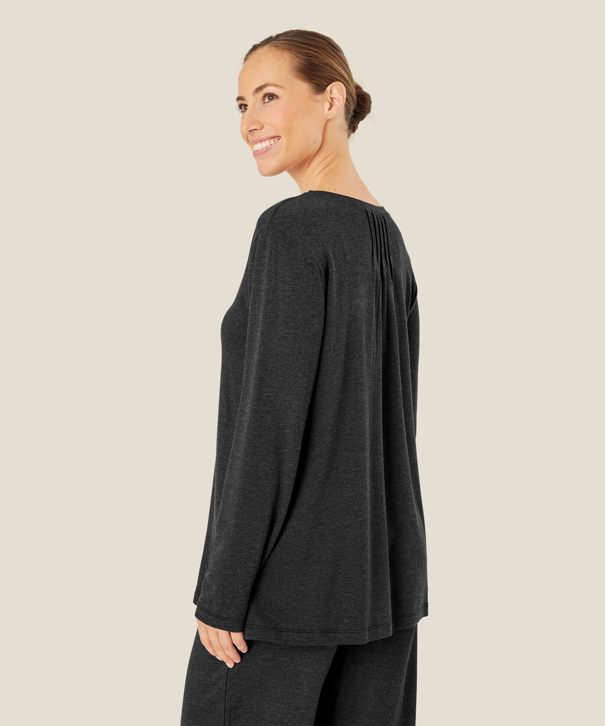 Berta JERSEY Topp, D. Grey mel.