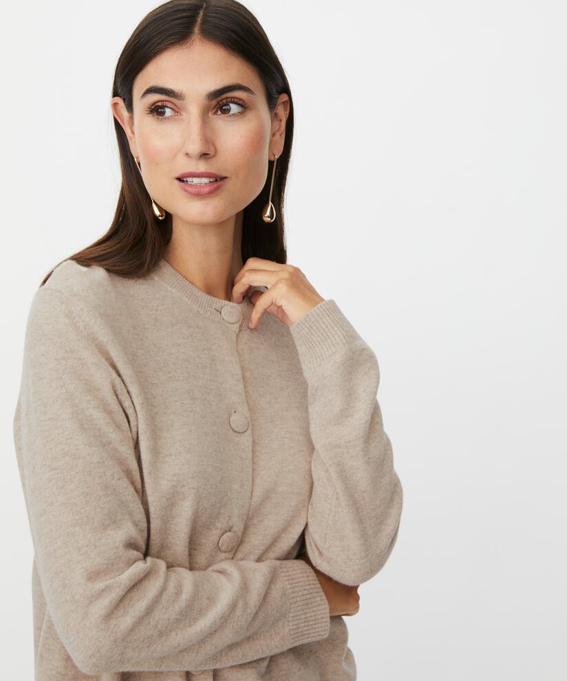 Leanna Cardigan, Beige melange