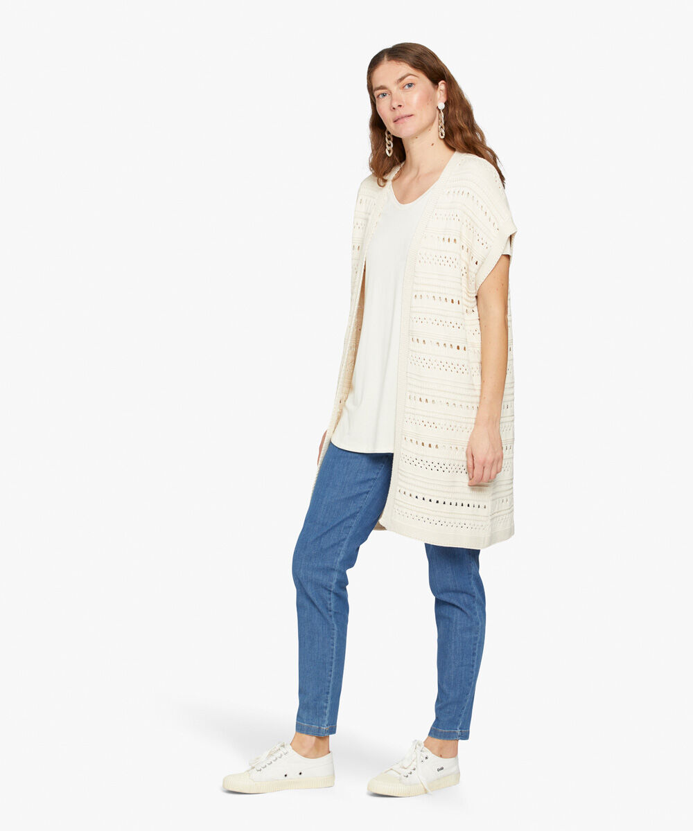 LAUREL VEST, Whitecap