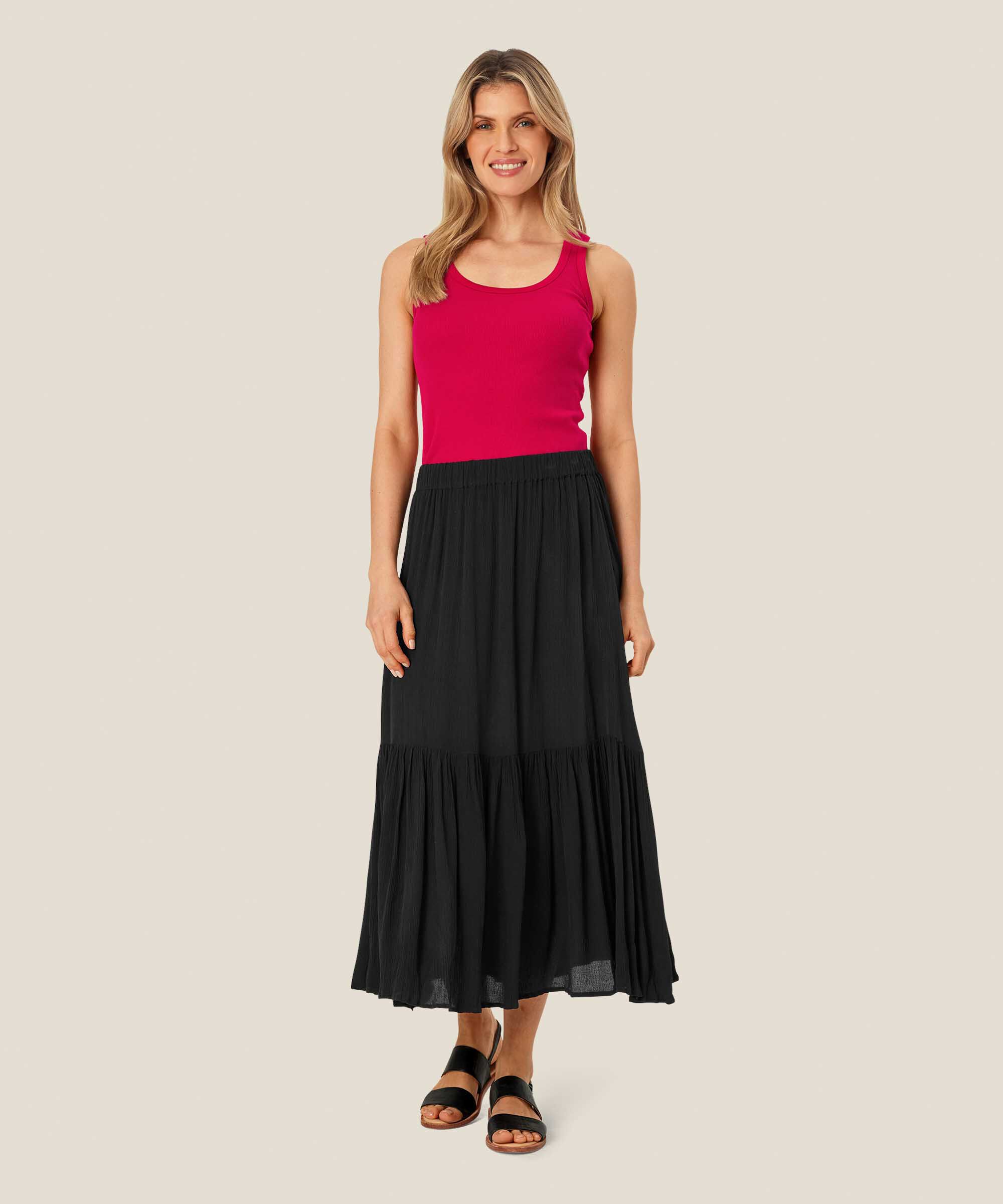 Effie JERSEY Topp, Persian Red