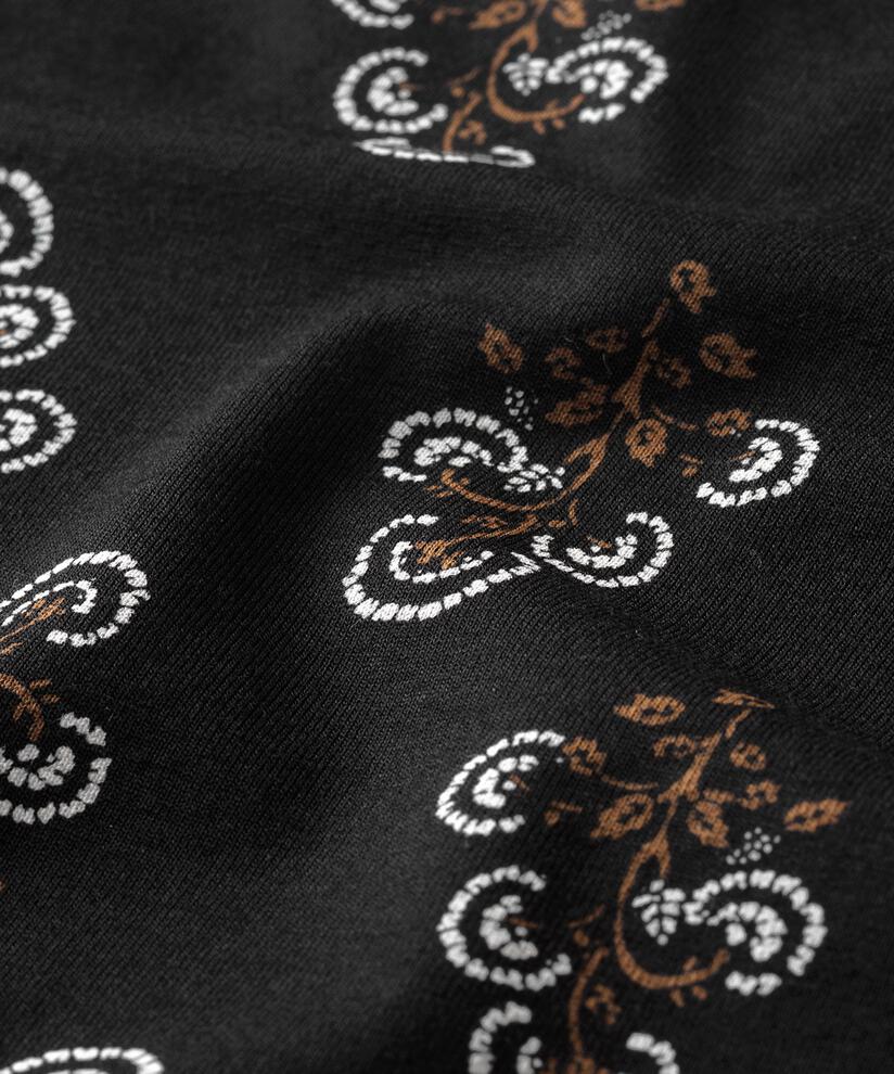 BUTTA JERSEY TOPP, Bronze Brown