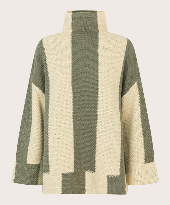 Fancy Strikkegenser, D. Lichen Green