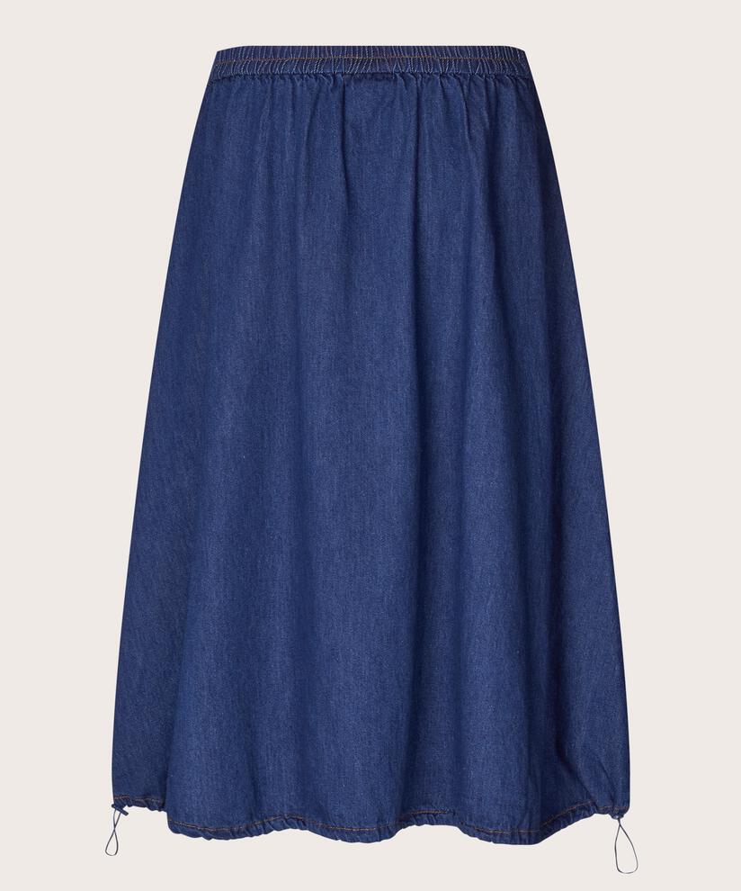Stephi Denim Skjørt, Dark Denim