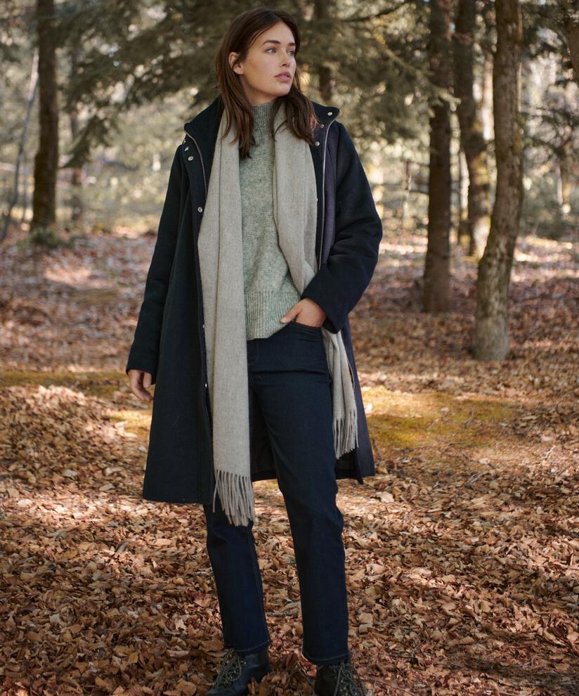 Trine Ullkåpe, Navy, hi-res