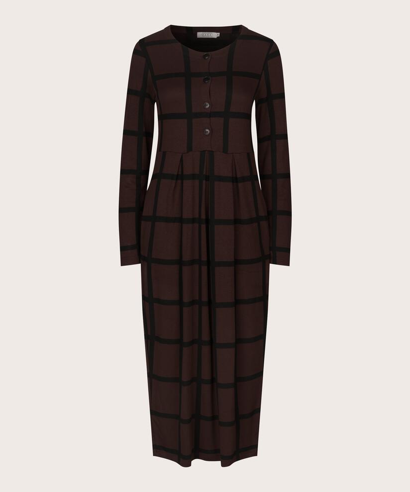 Nilana JERSEY Kjole, Coffee Bean