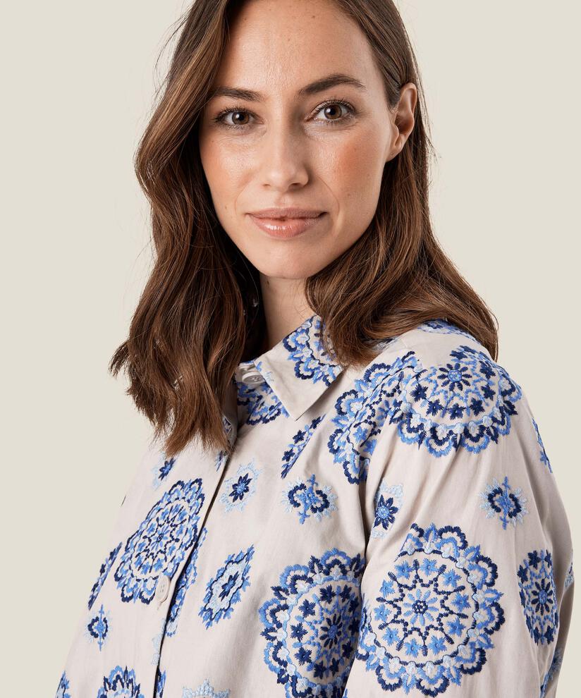 Idakaia Skjorte, Nebulas Blue