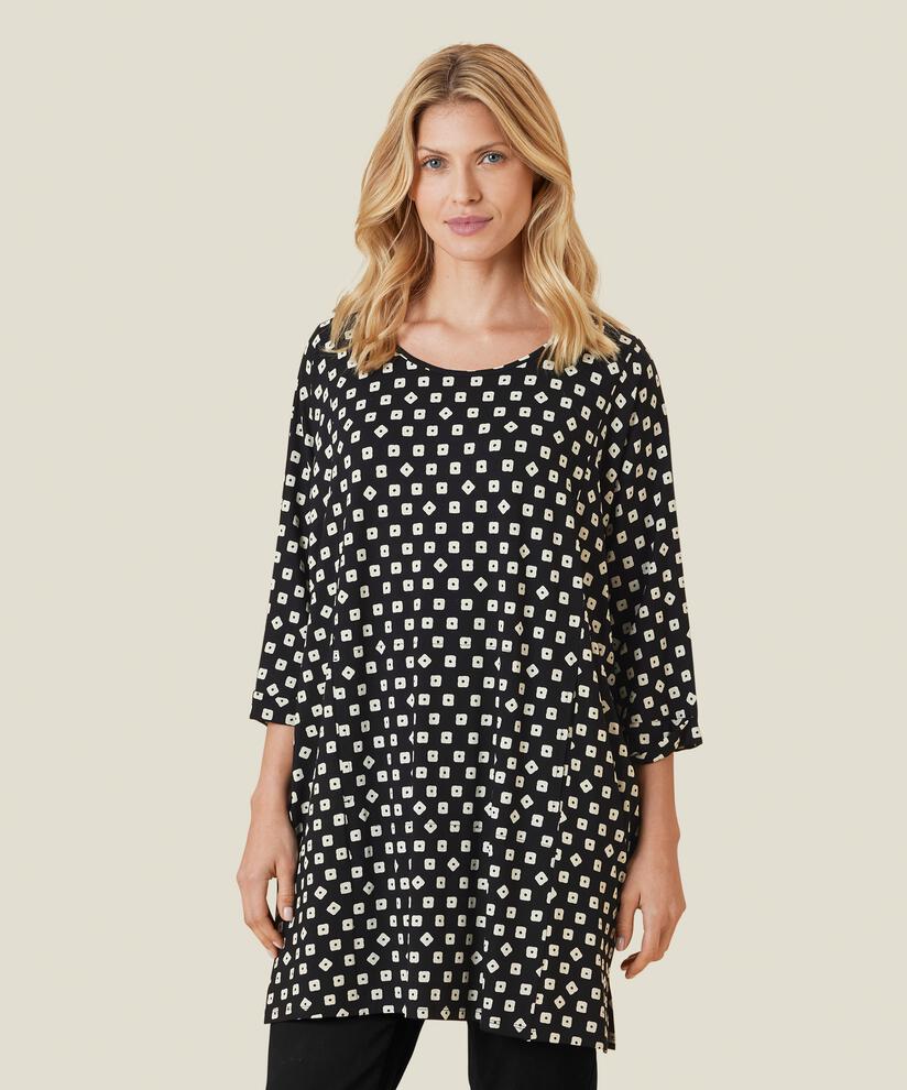 GALENY JERSEY TUNIKA, Black