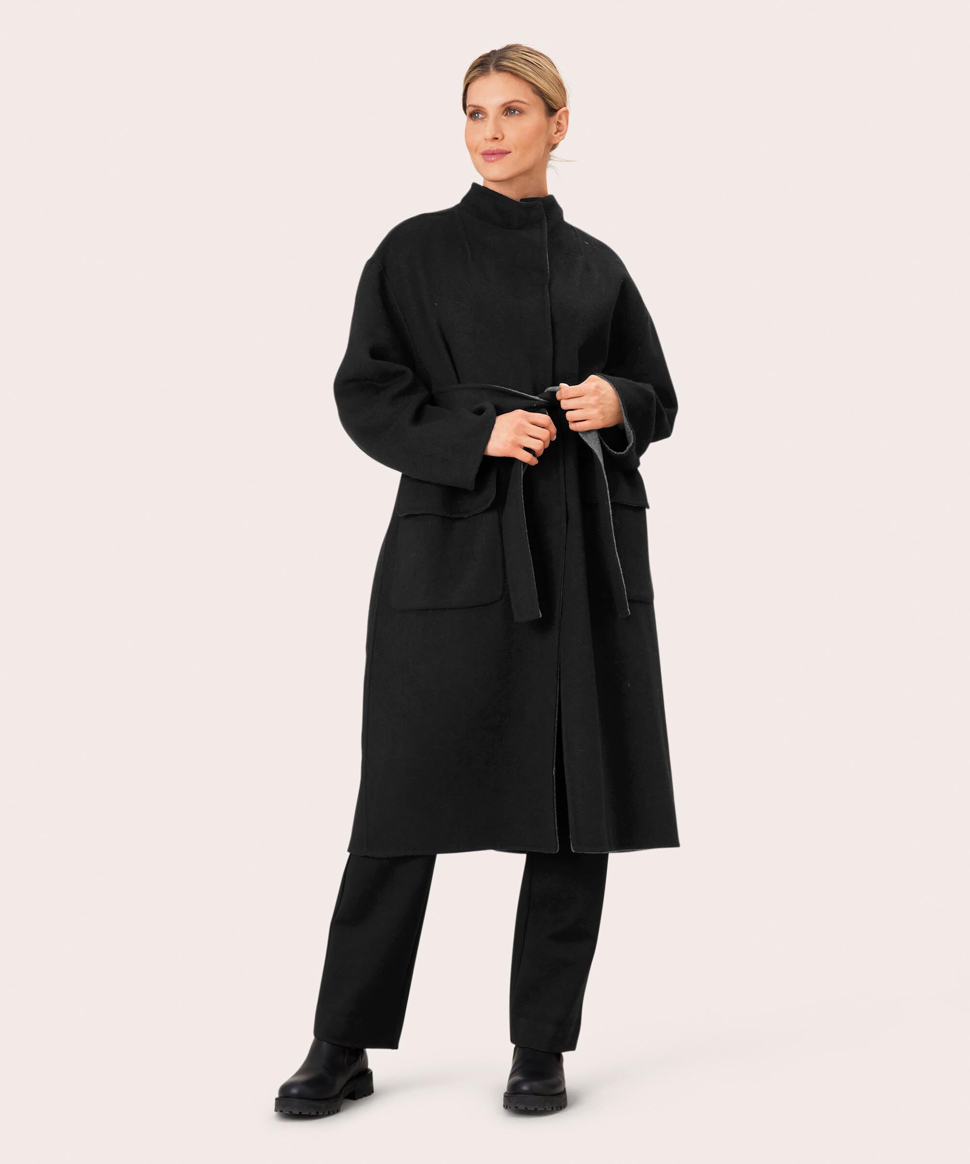 Tora Ullkåpe, Black/m.grey.m