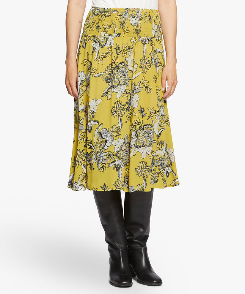 SONDRA SKJØRT, Oil Yellow