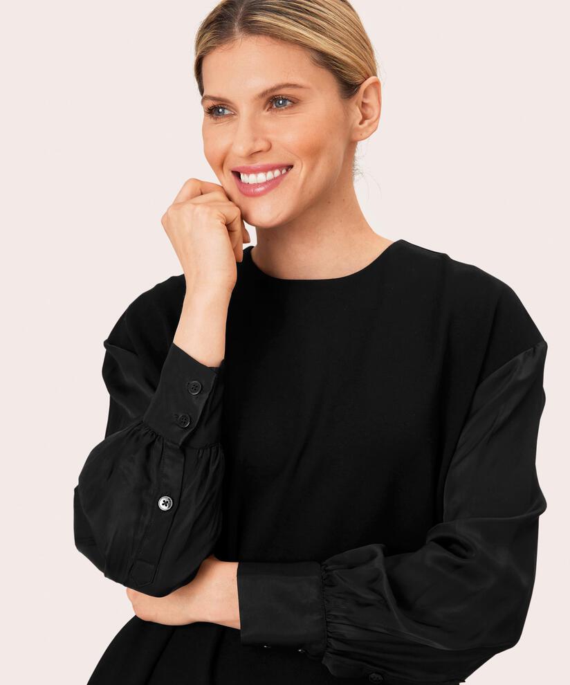 Nicolina JERSEY Kjole, Black