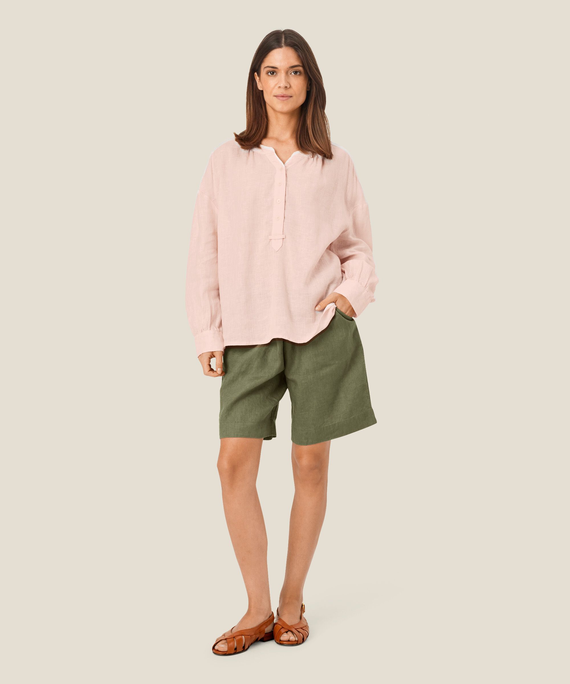 Dashina Topp, Mauve Chalk