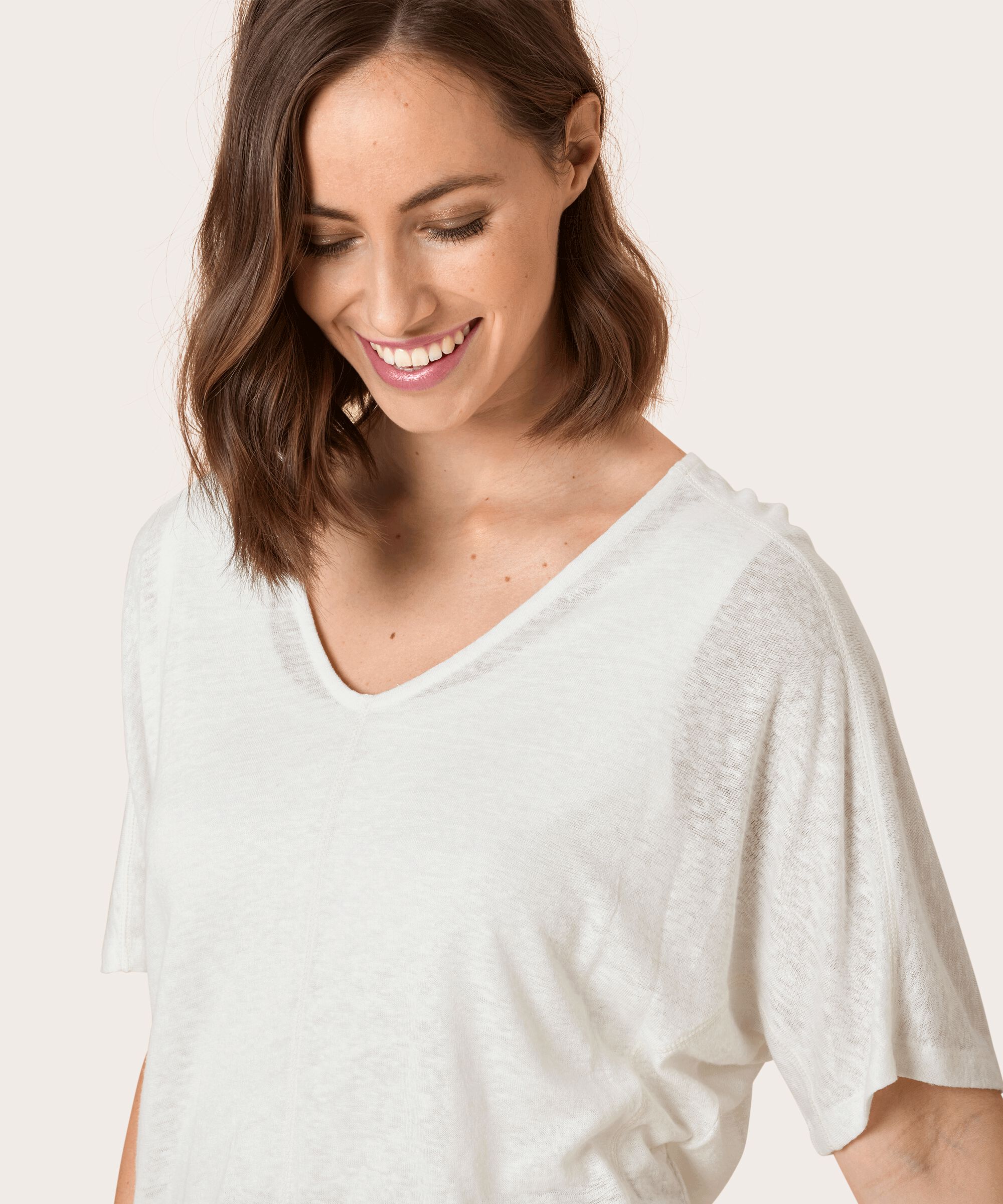 DENA JERSEY TOPP, White