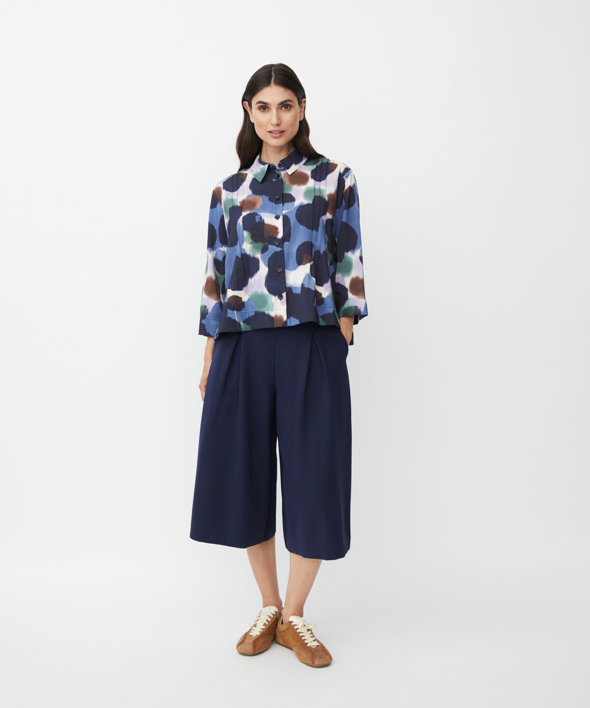 Parmona JERSEY Bukser, Navy Blazer