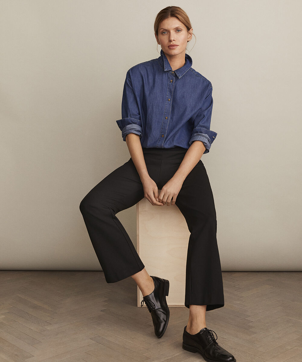 INEA SKJORTE, D Basic Denim