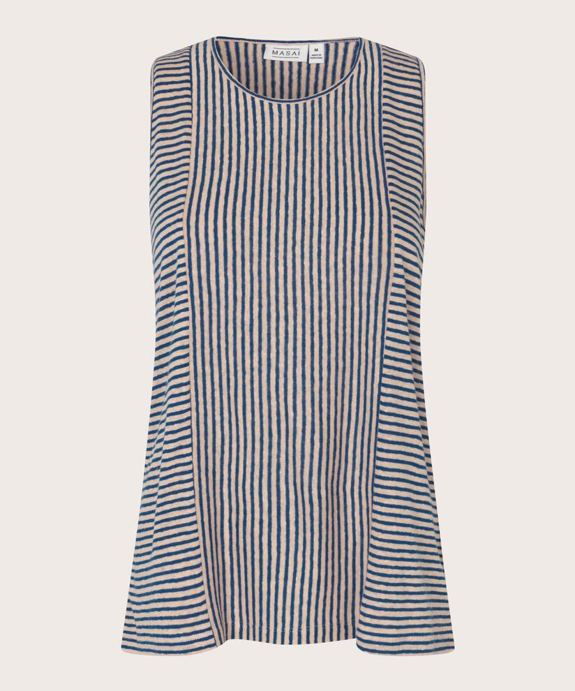 Da JERSEY Topp, Navy Peony