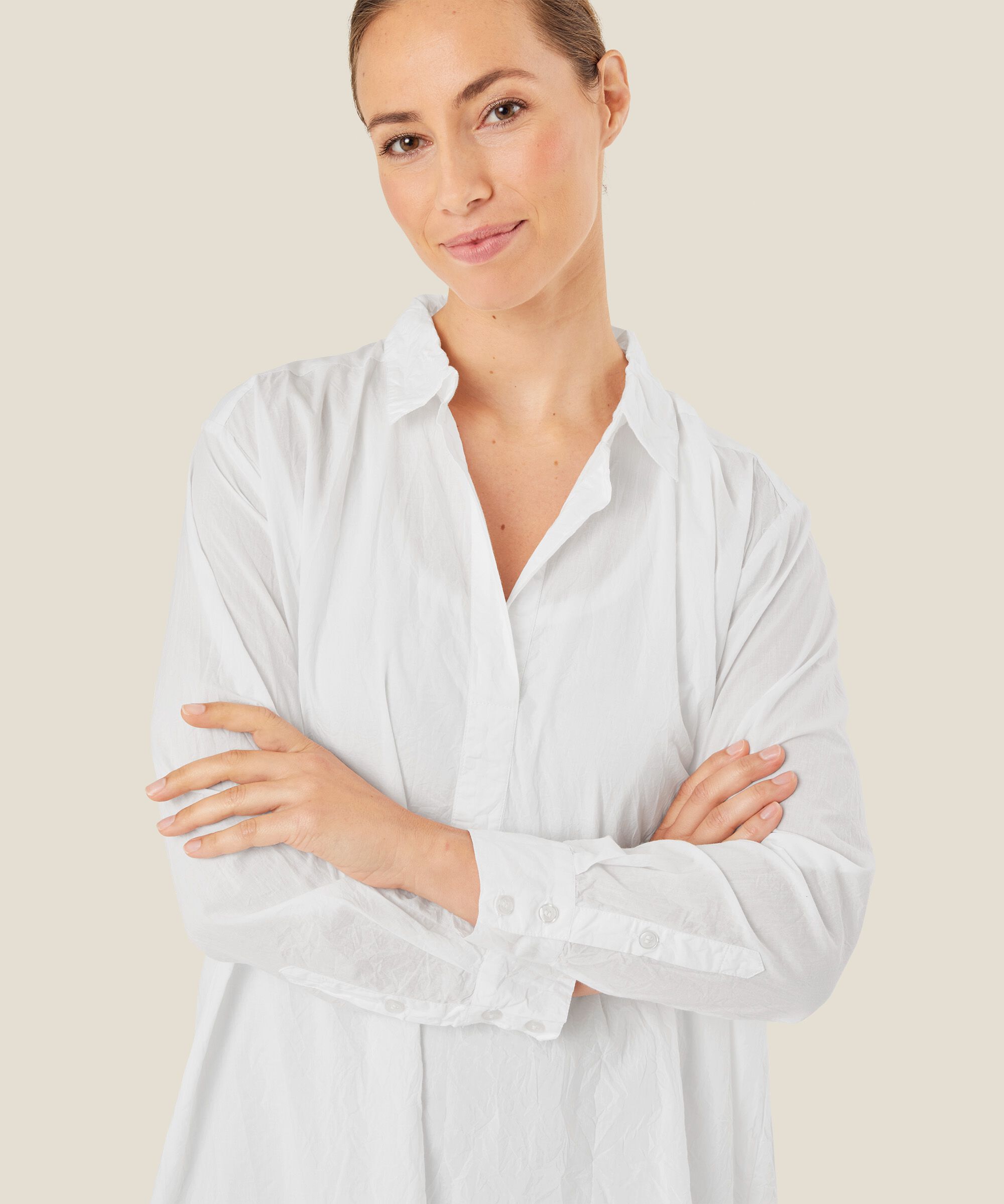 NEVA SKJORTEKJOLE, White