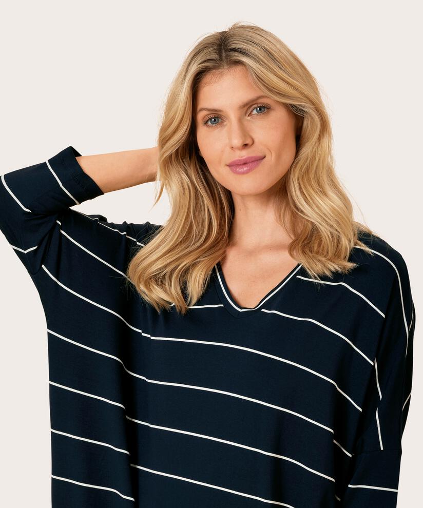 NYRINI JERSEY KJOLE, Navy