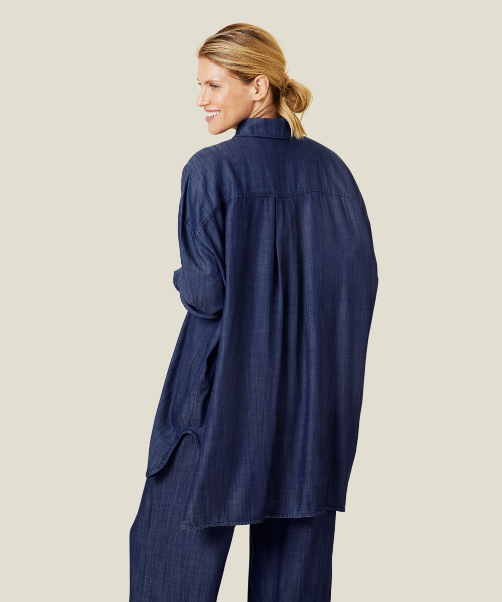 IVETTA SKJORTE, Dark Denim