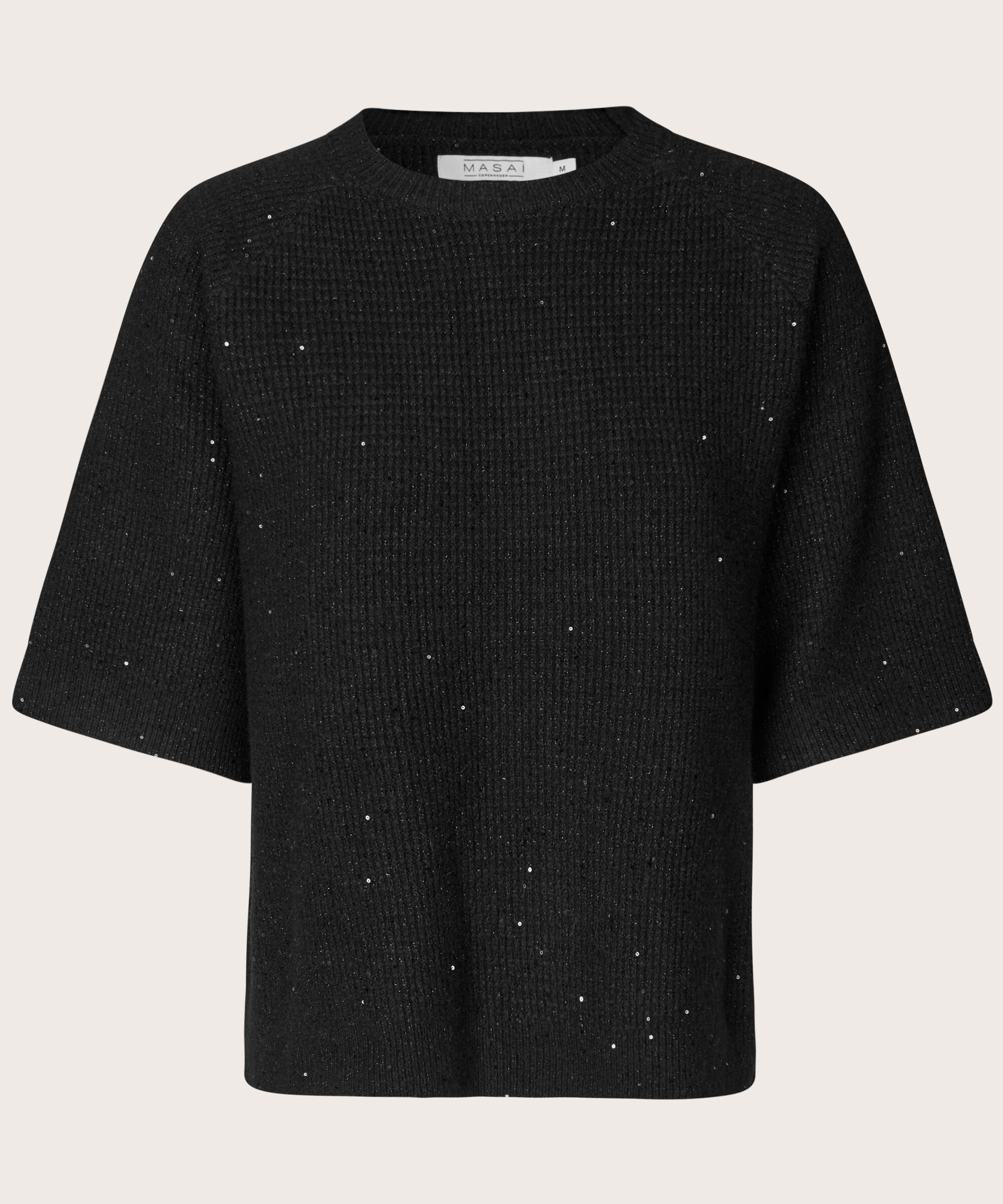 Farinna Strikkegenser, Black