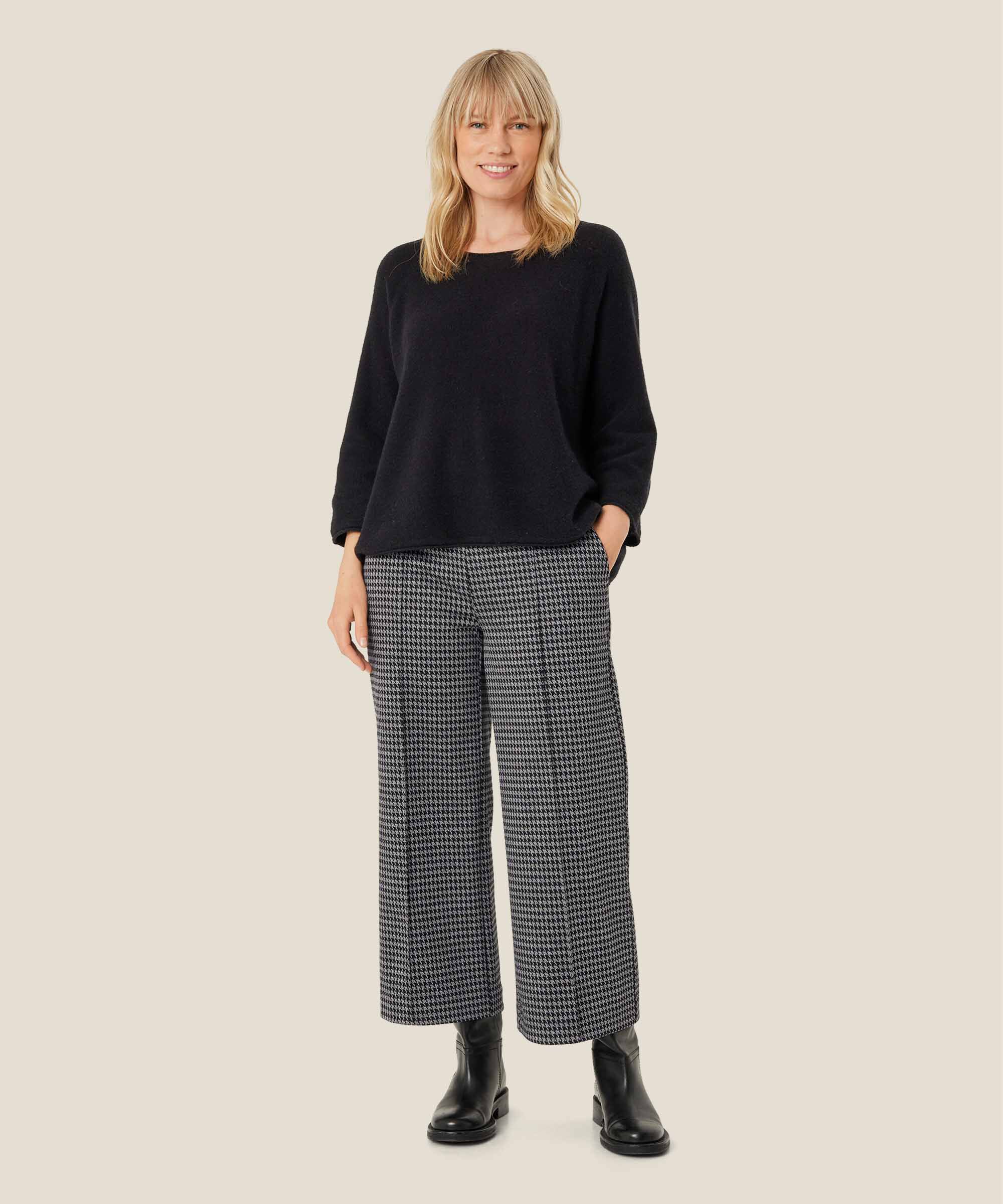 Fenji Strikkegenser, Black