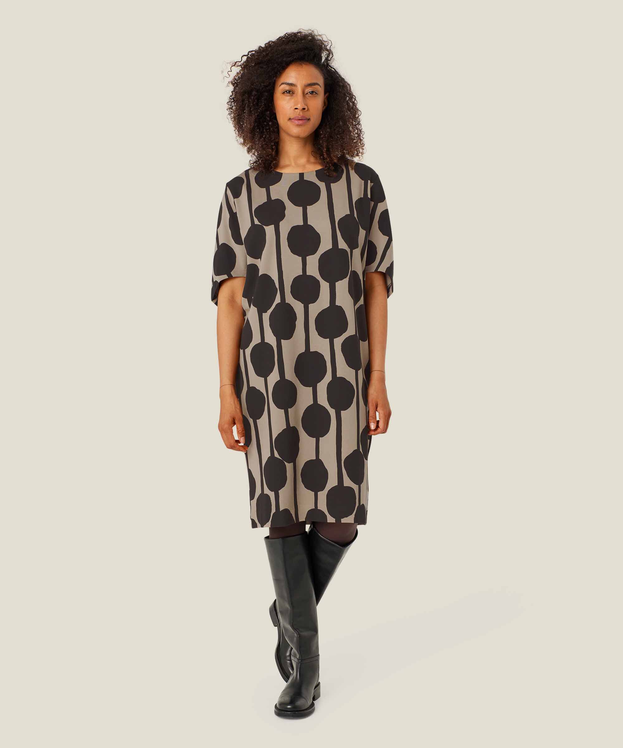 Nattie JERSEY Kjole, Roast Cashew