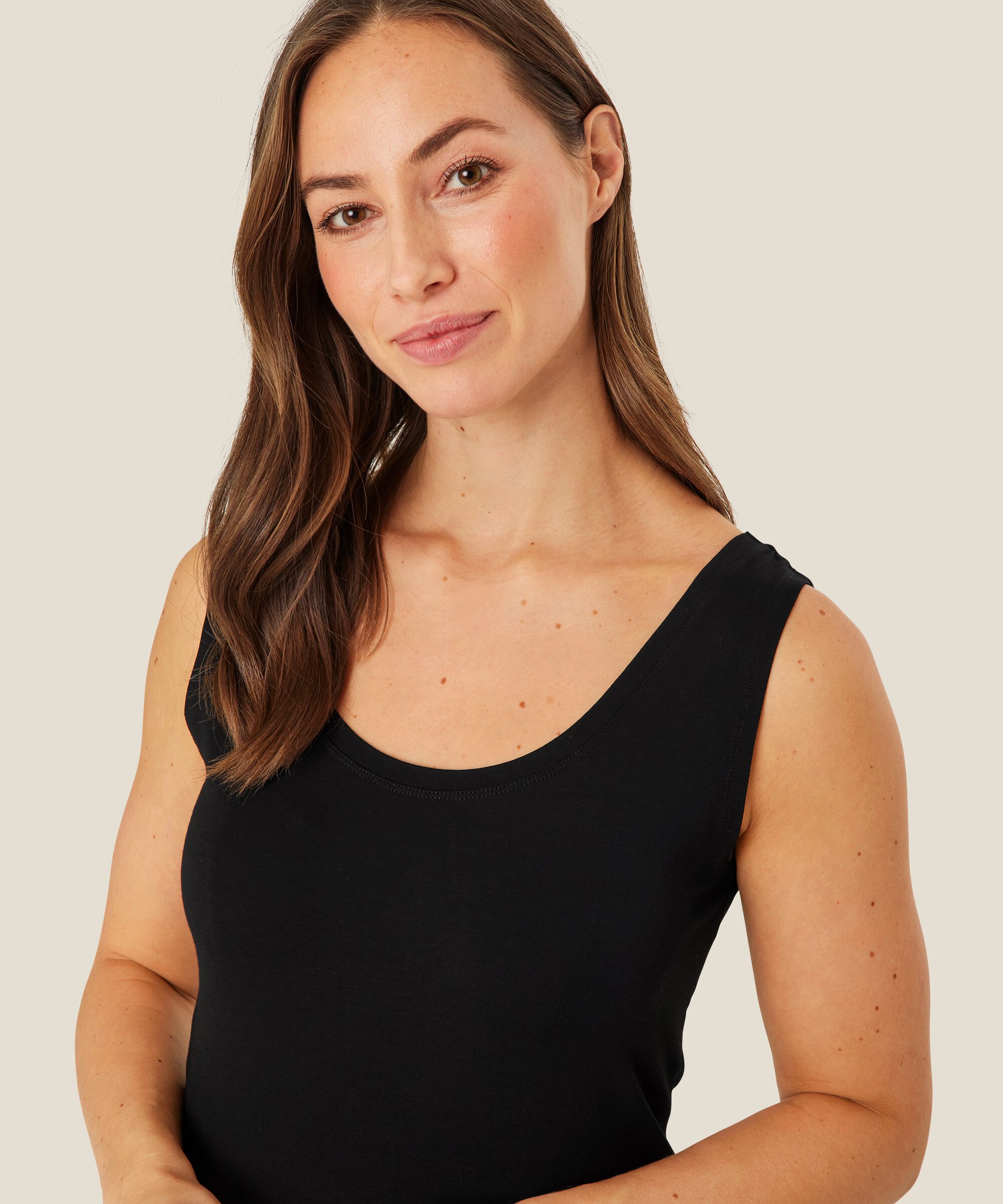 Els JERSEY Topp, Black