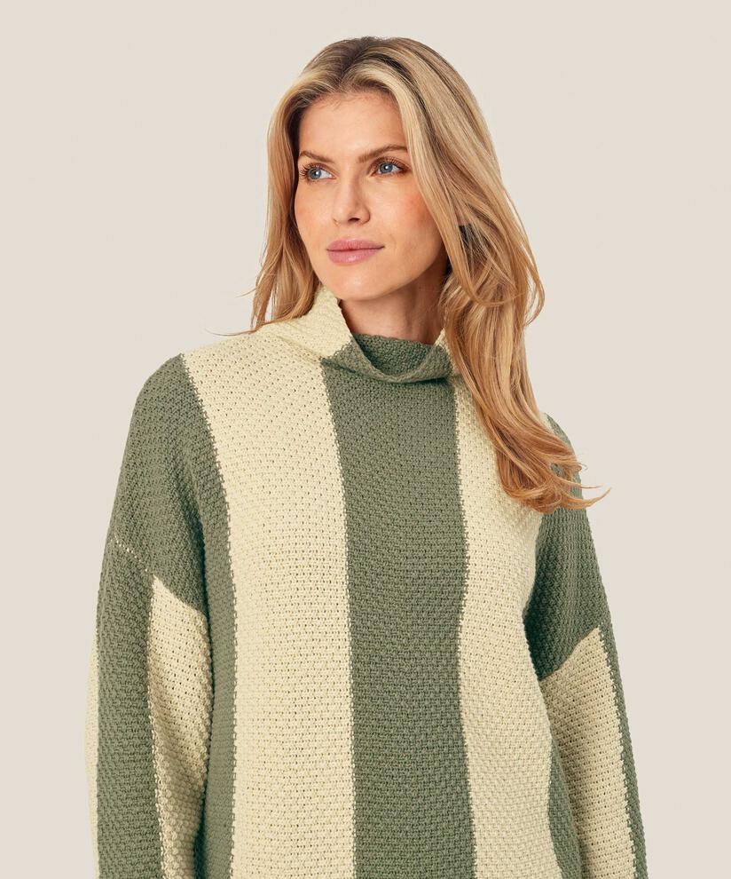 Fancy Strikkegenser, D. Lichen Green