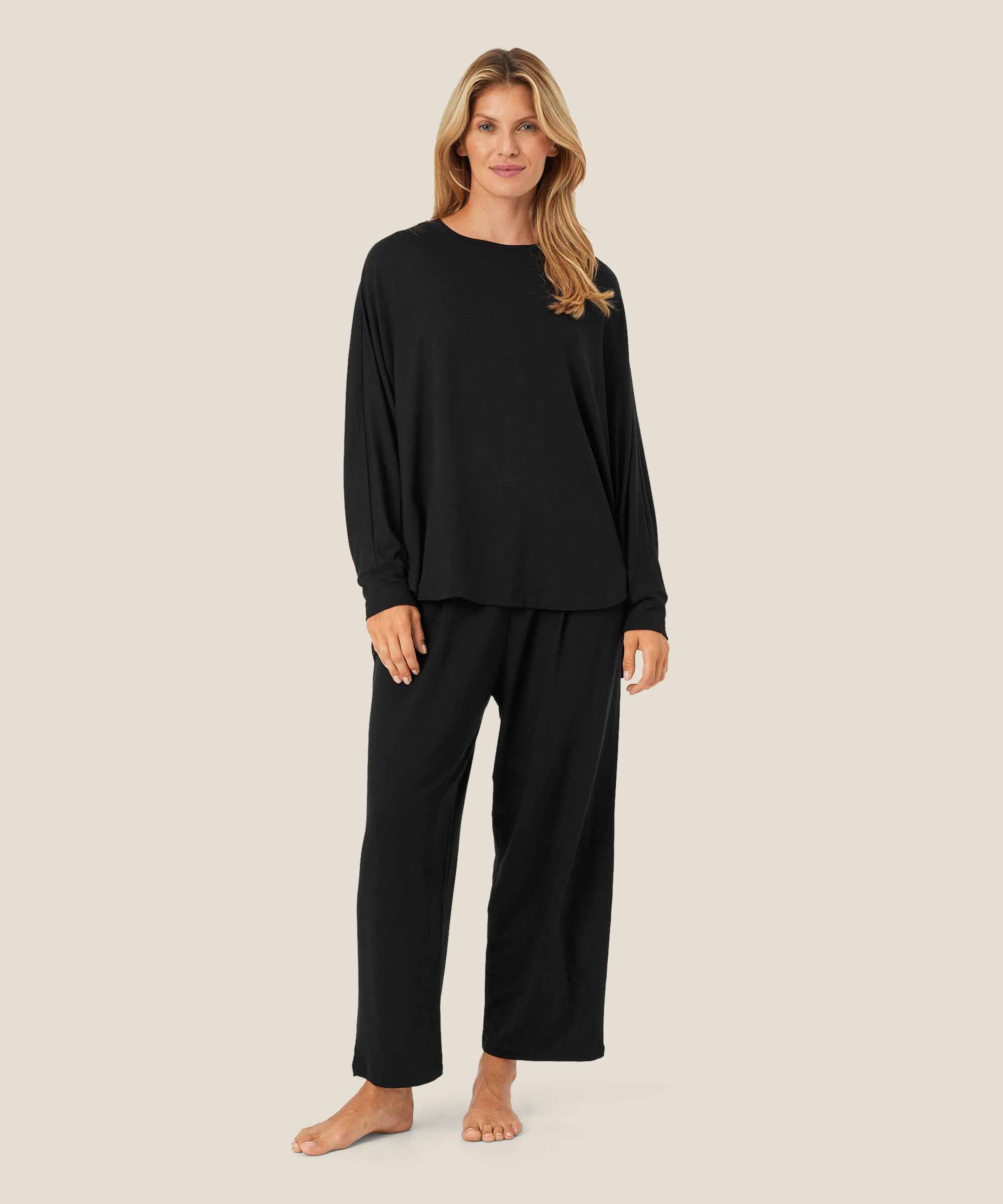 Penelope JERSEY Bukse, Black