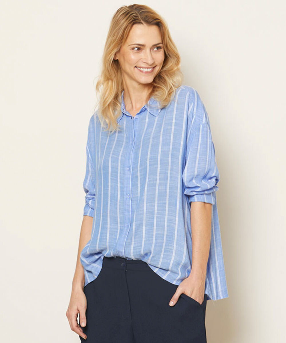 ISEL SKJORTE, Medieval Blue