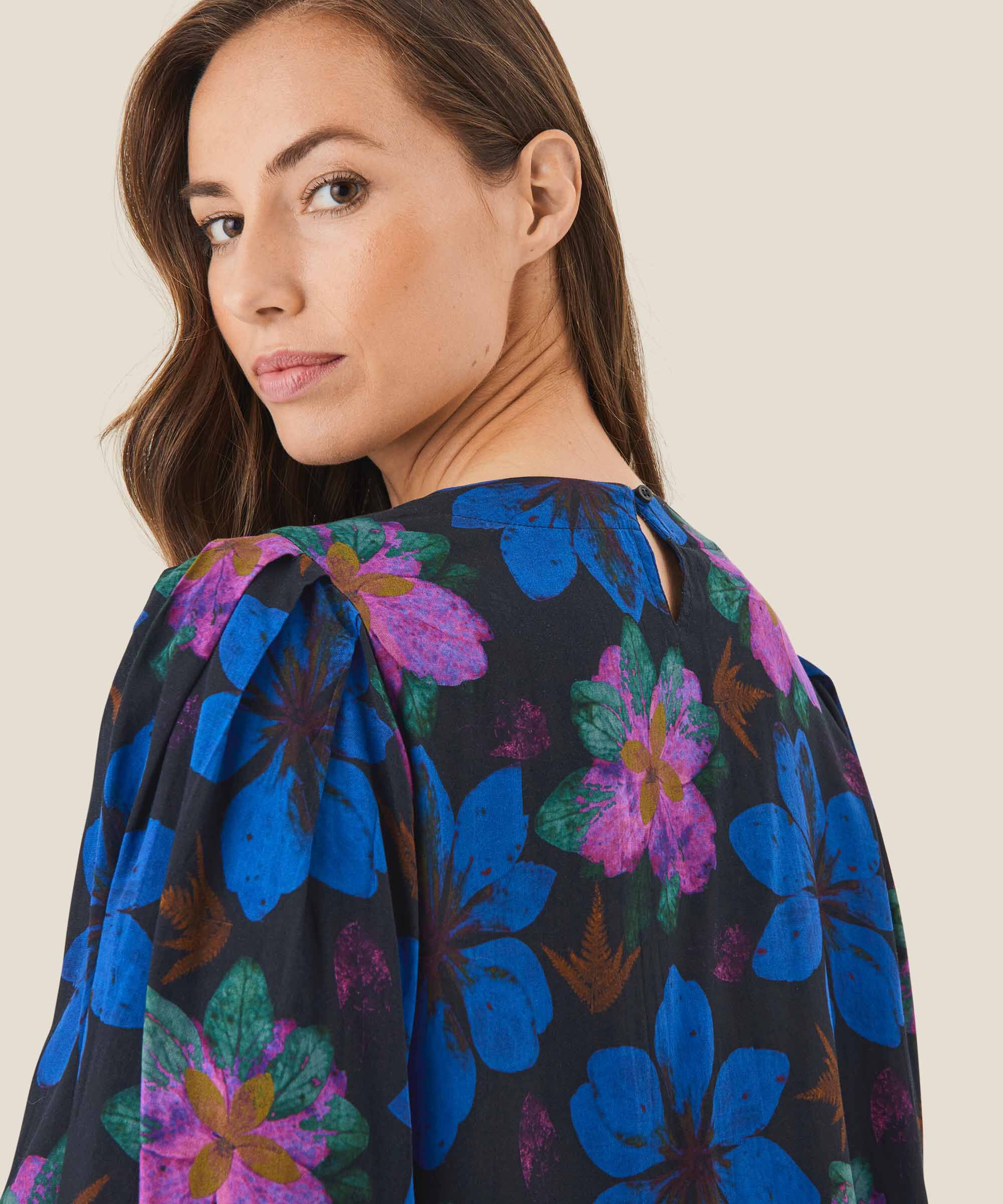 Brisa Bluse, Wild Aster