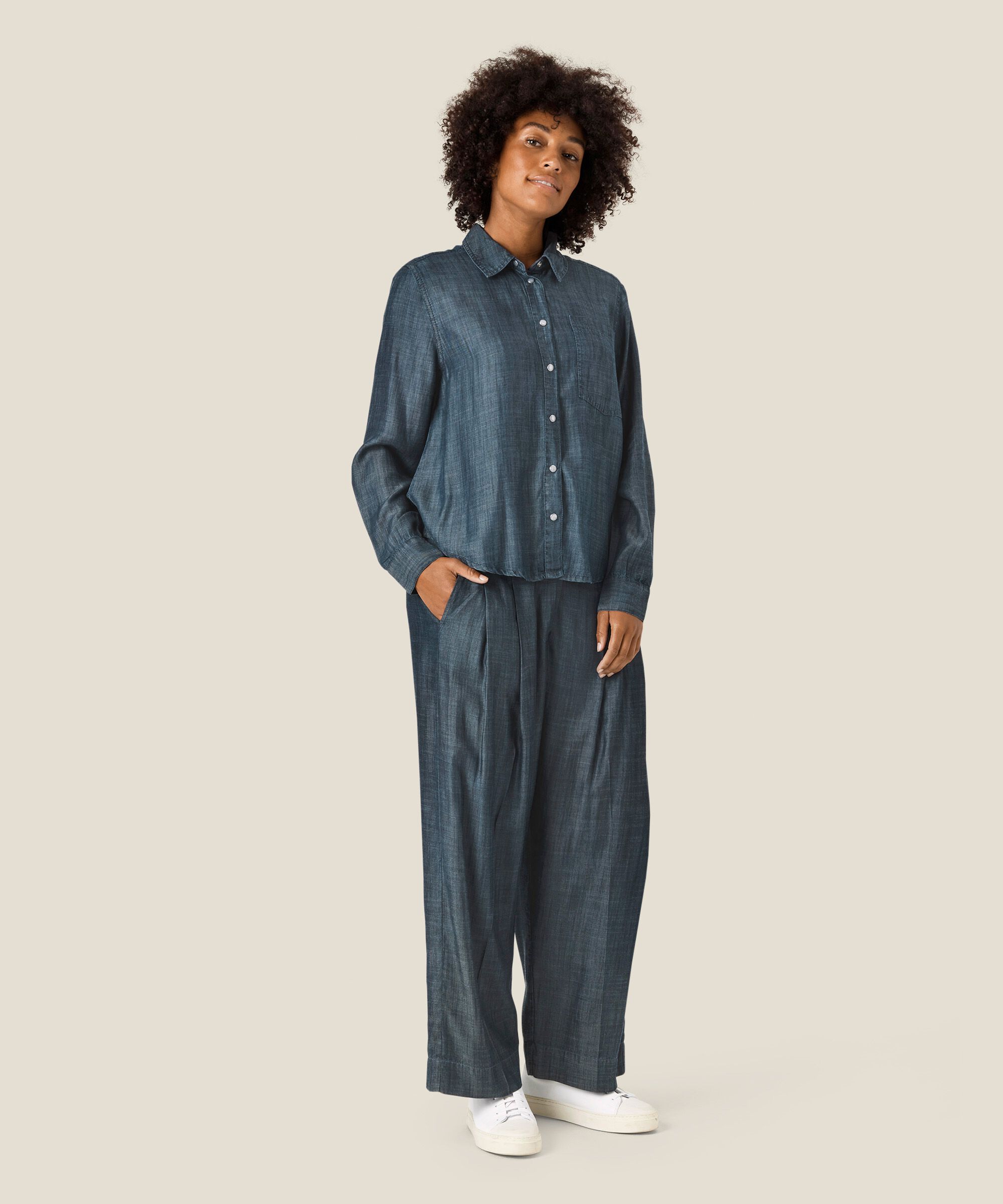 Idala skjorte, Blue Denim