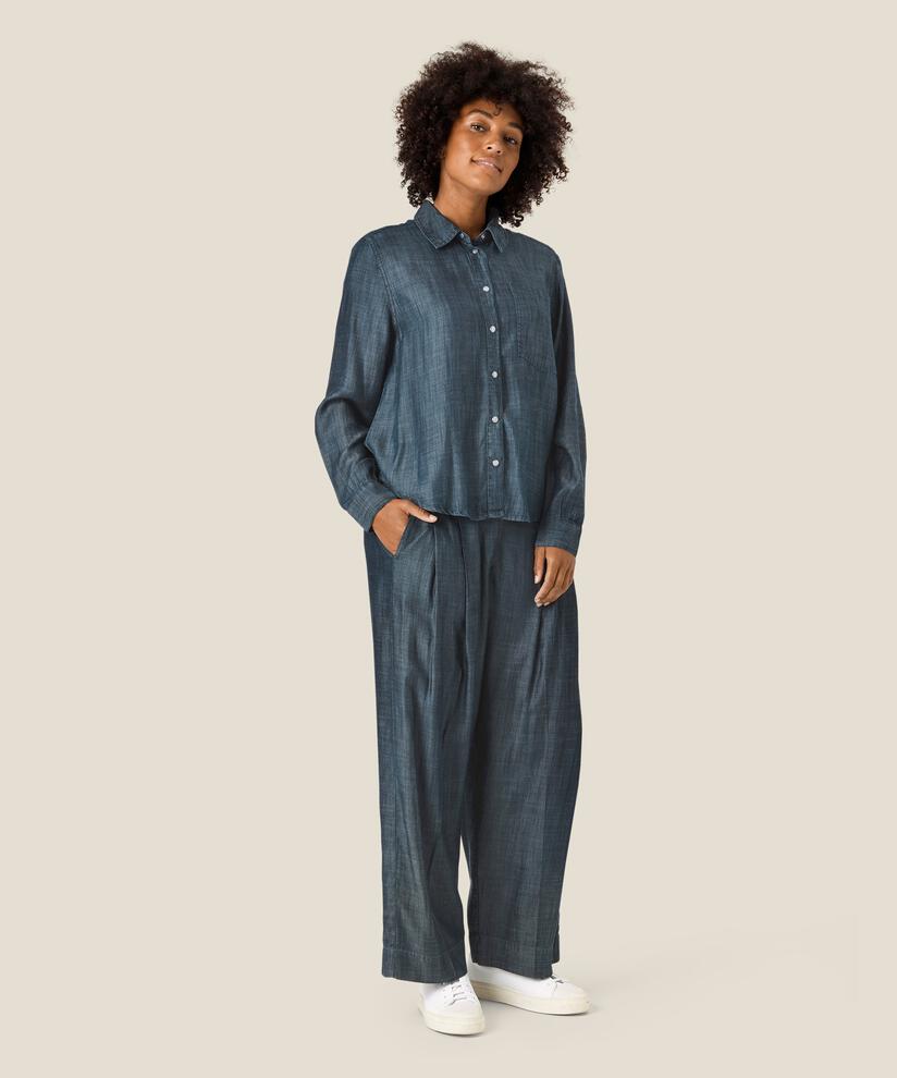 Idala skjorte, Blue Denim