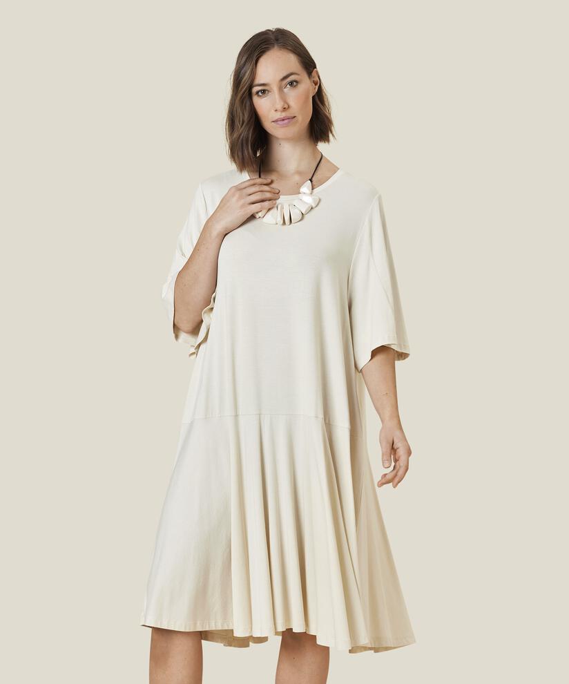 NESSANA JERSEY KJOLE, Whitecap