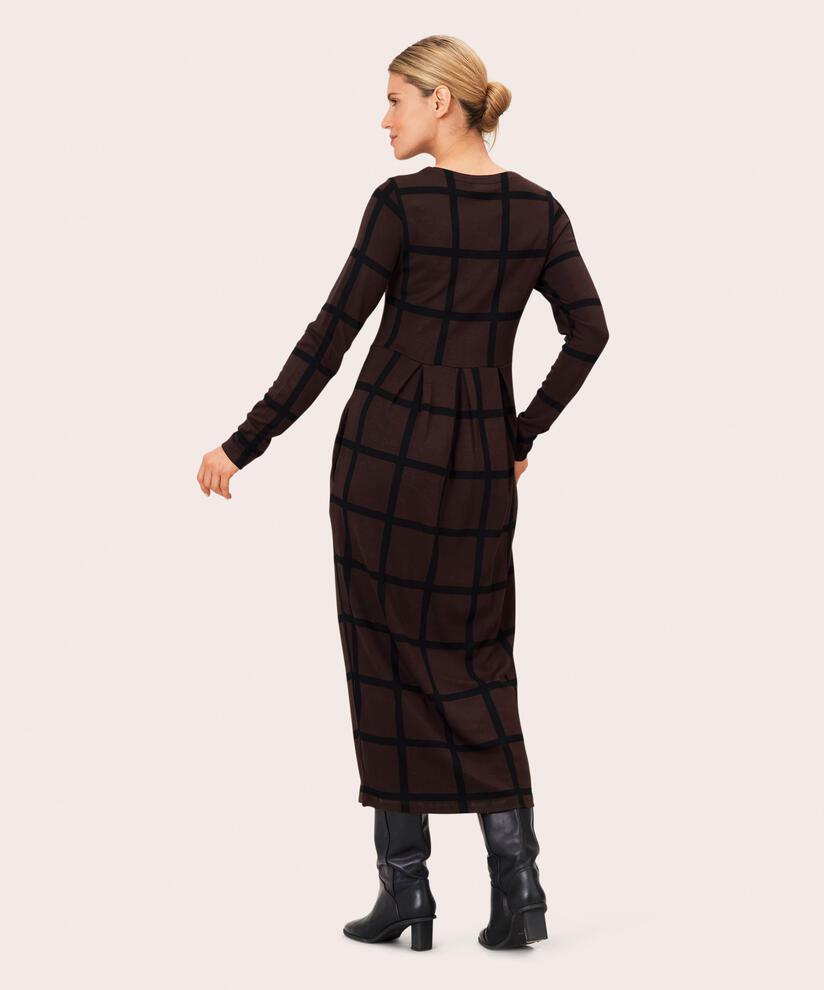 Nilana JERSEY Kjole, Coffee Bean