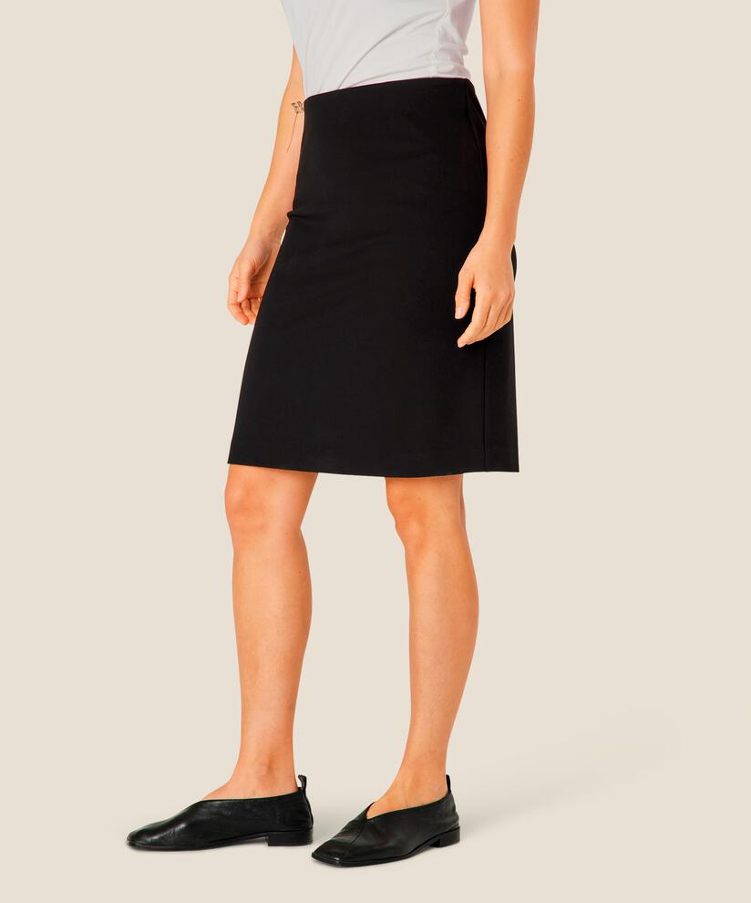 Salma JERSEY Skjørt, Black