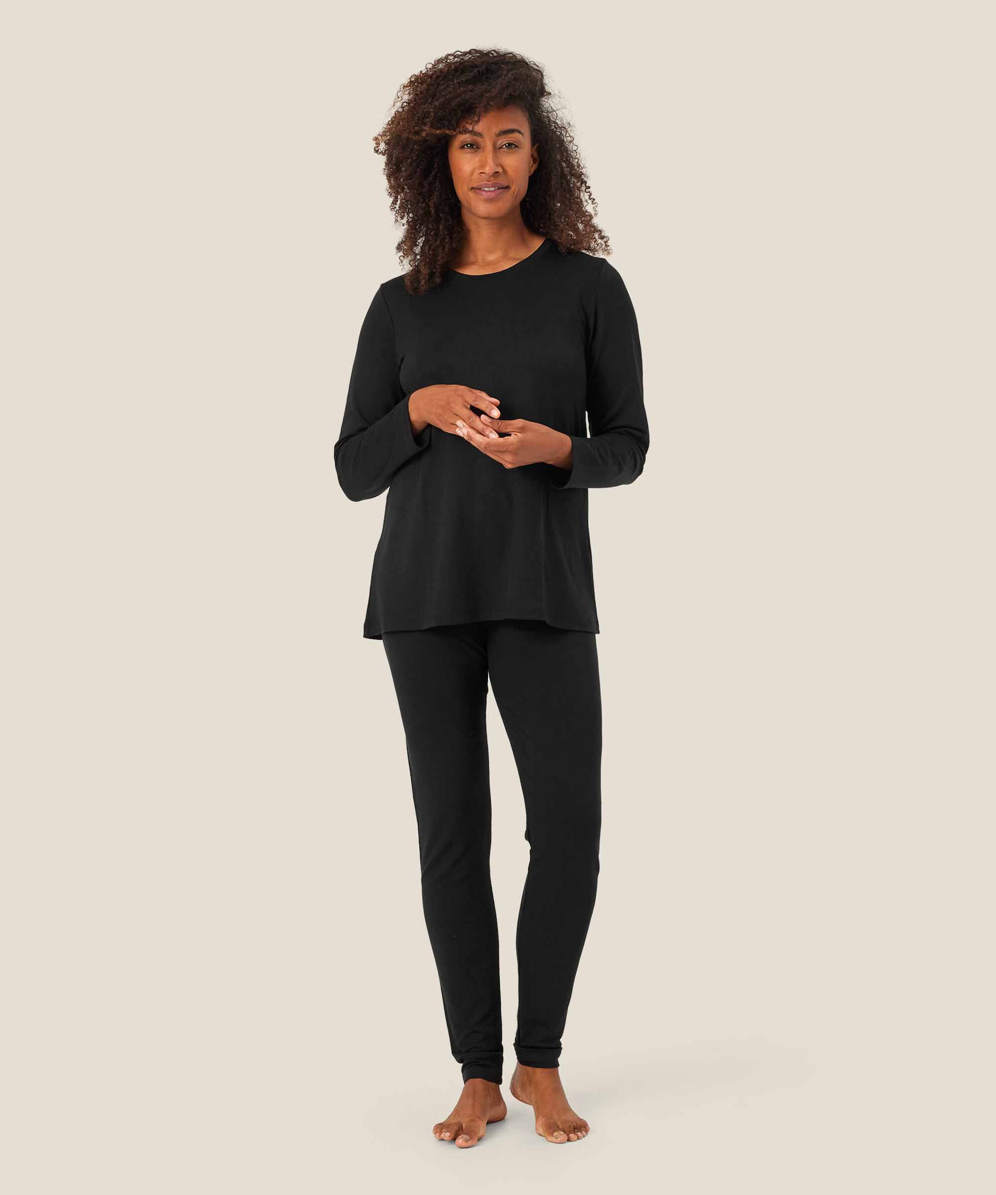Berta JERSEY Topp, Black