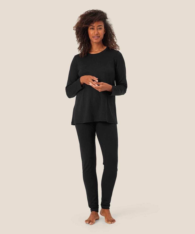 Berta JERSEY Topp, Black