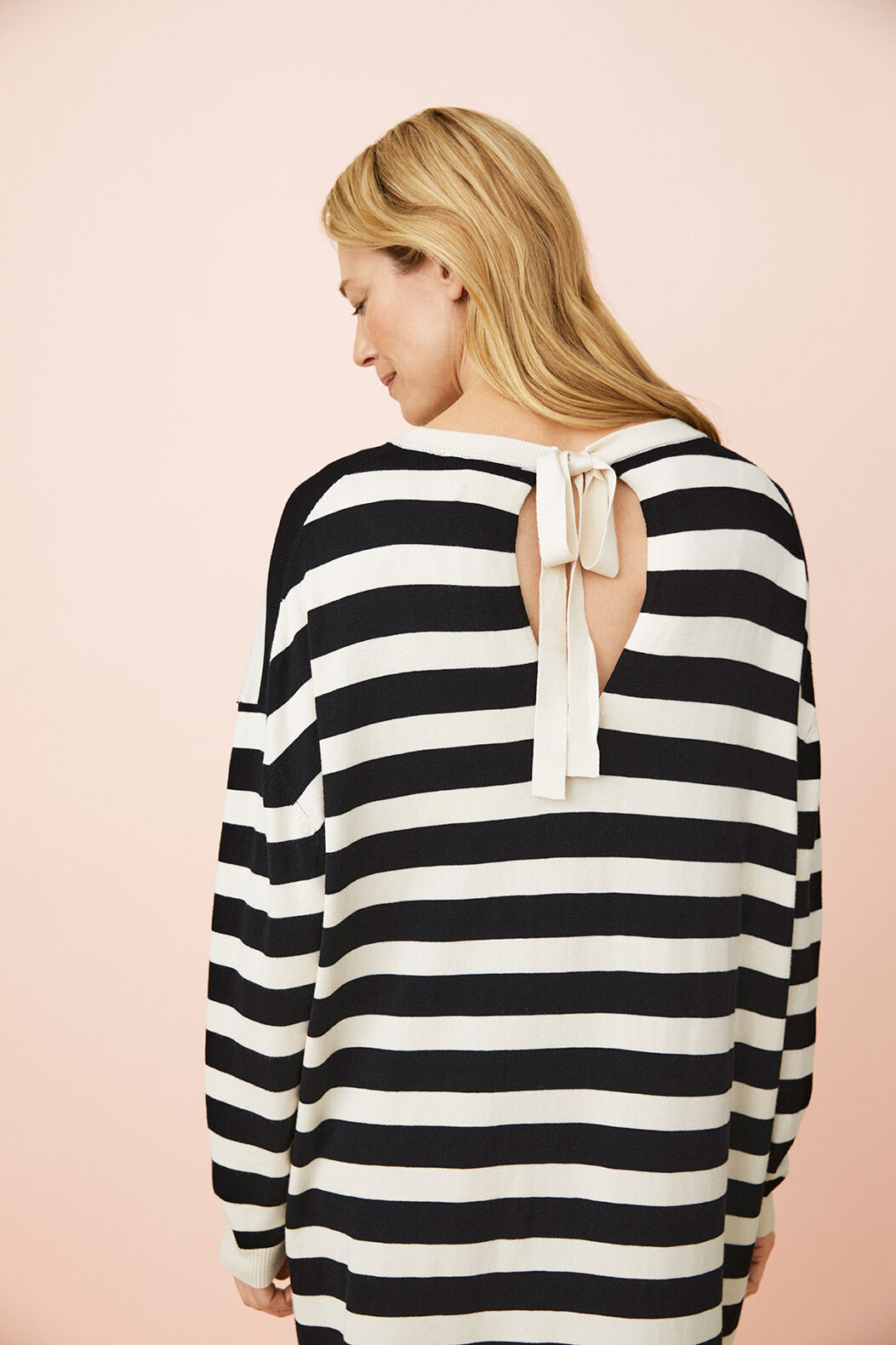 Nalba kjole, Black/Whitec.