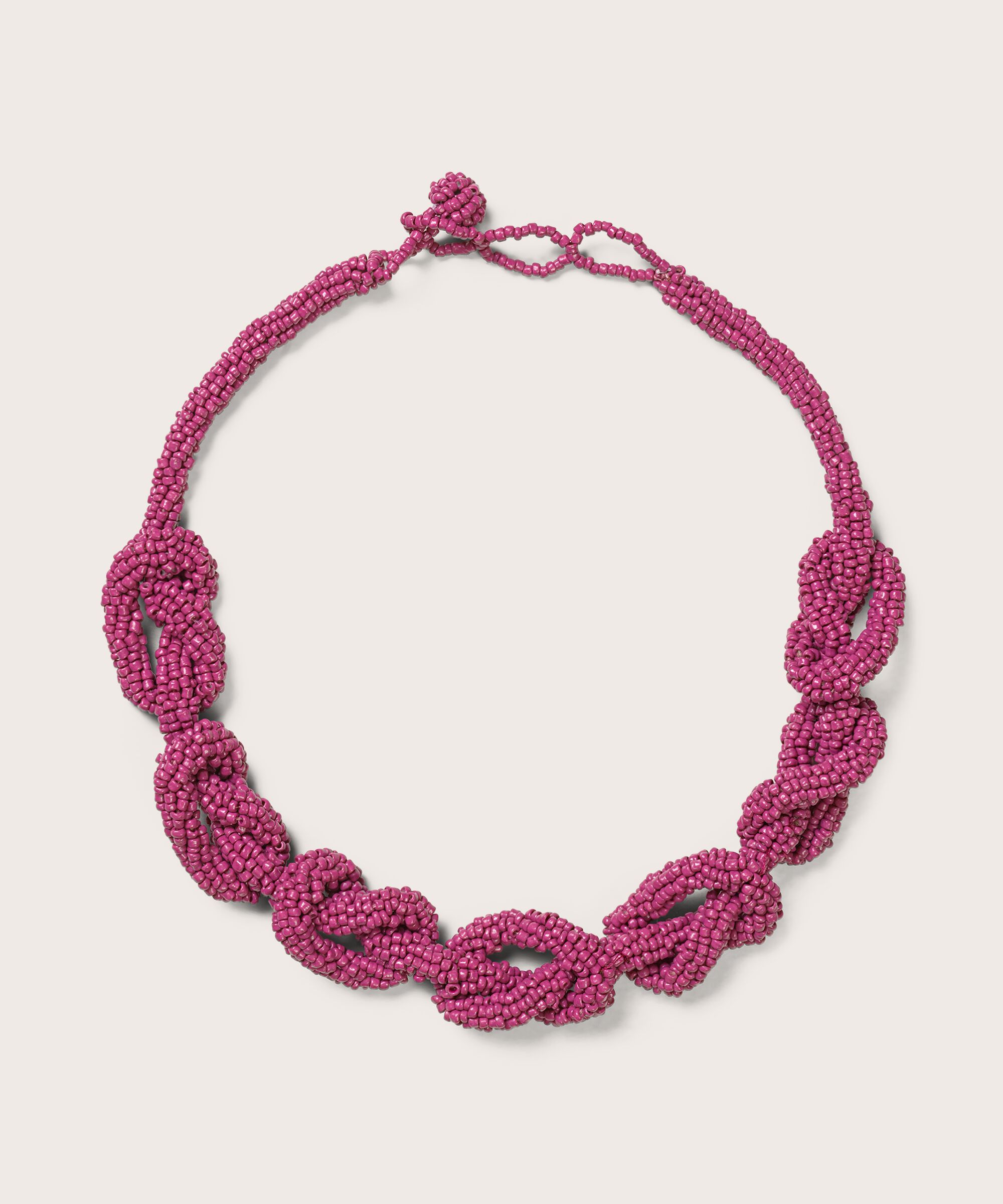 Rybe Halskjede, Fuchsia Red