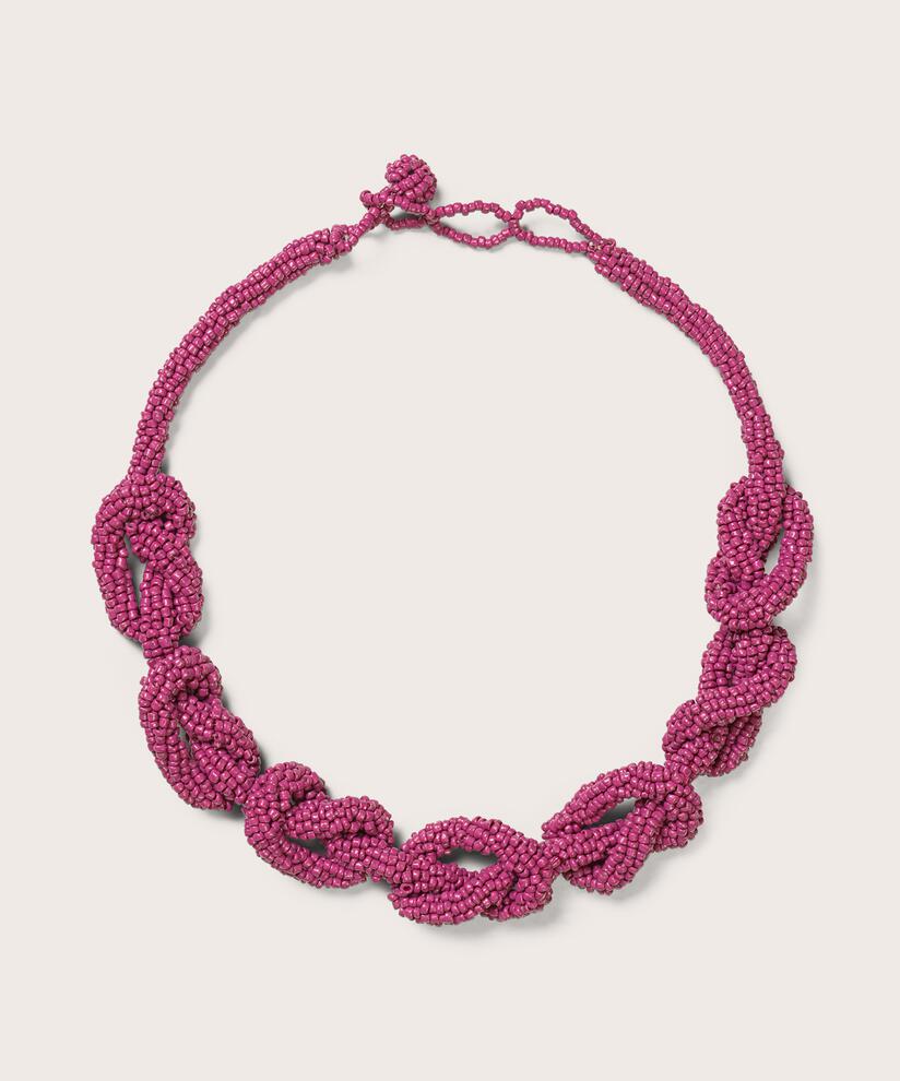 Rybe Halskjede, Fuchsia Red