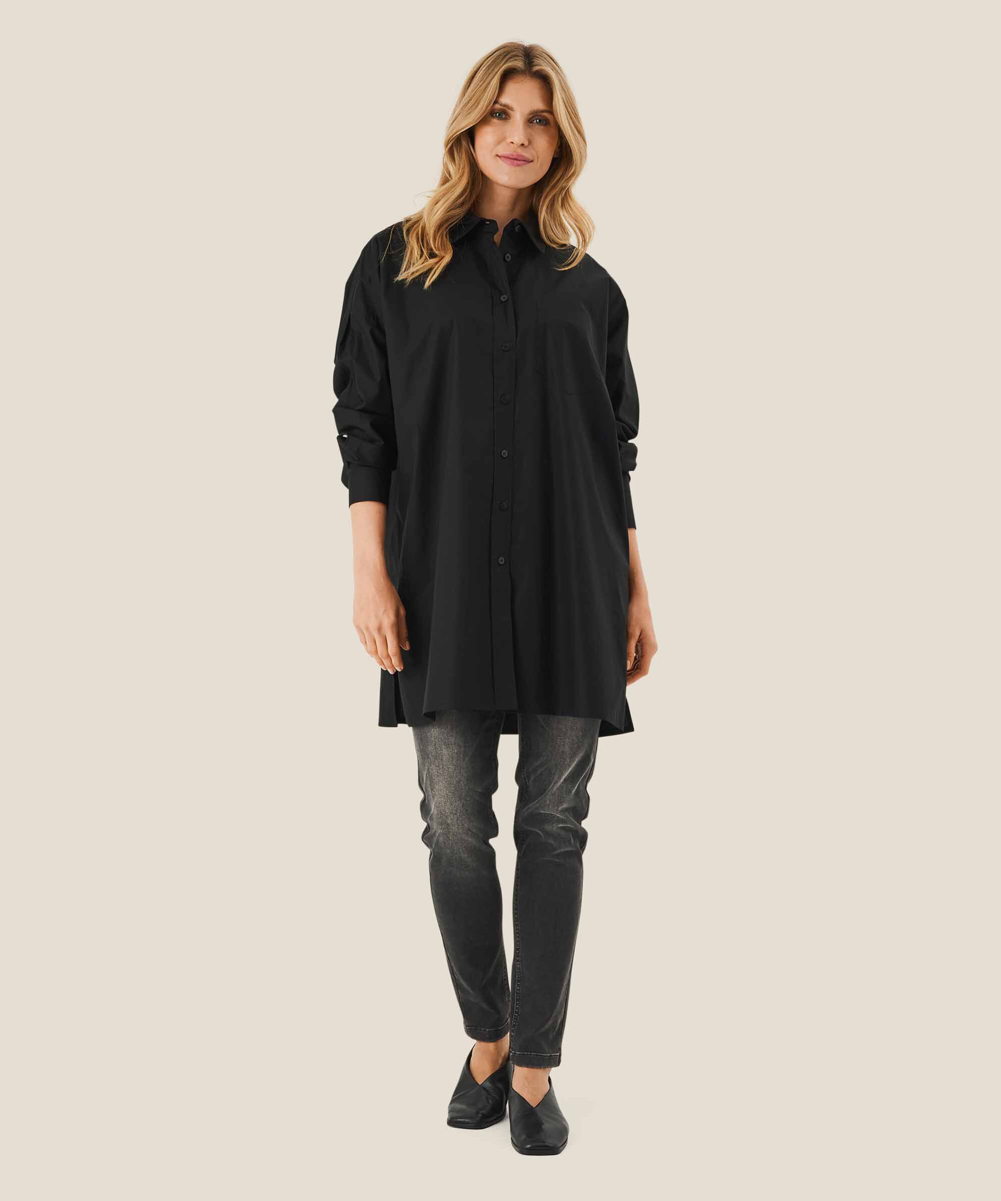 Ilta Skjorte, Black