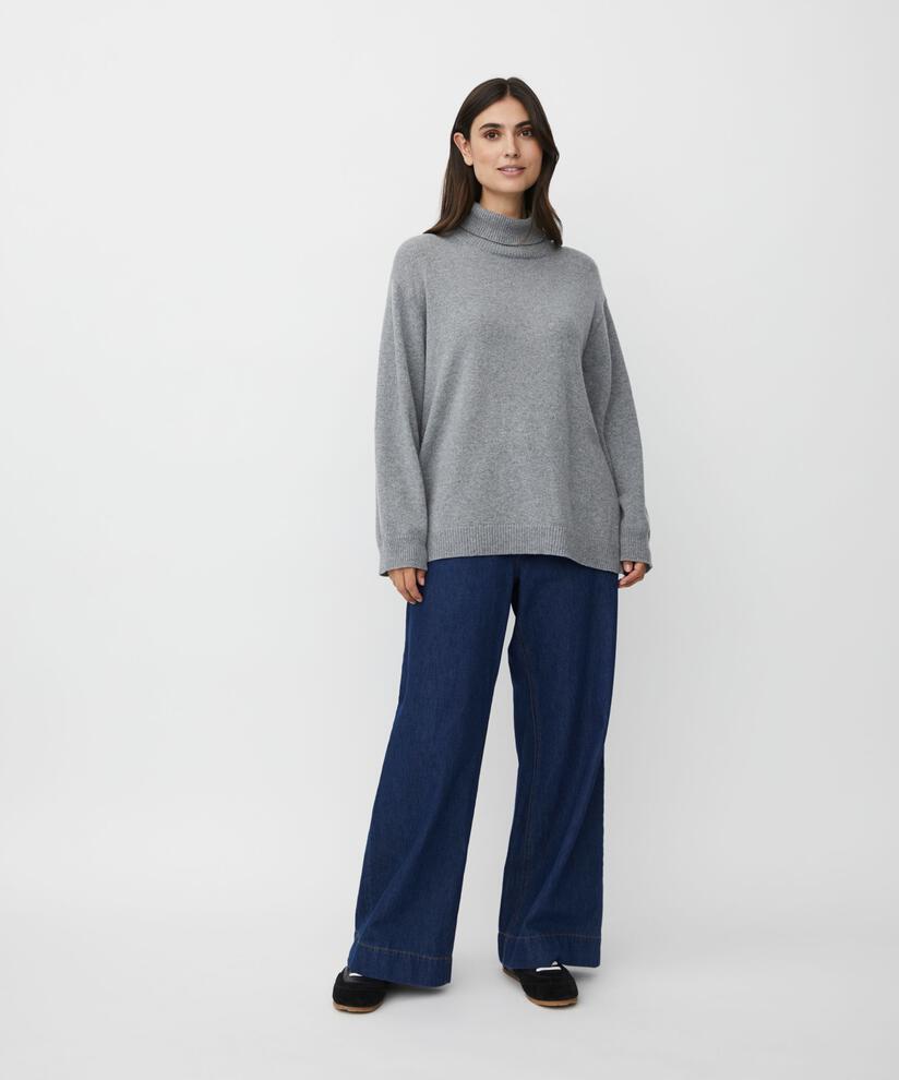 Faricka Strikkegenser, M. Grey mel.