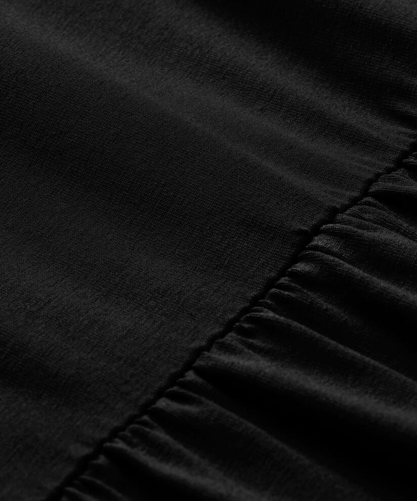 NORIS JERSEY KJOLE, Black