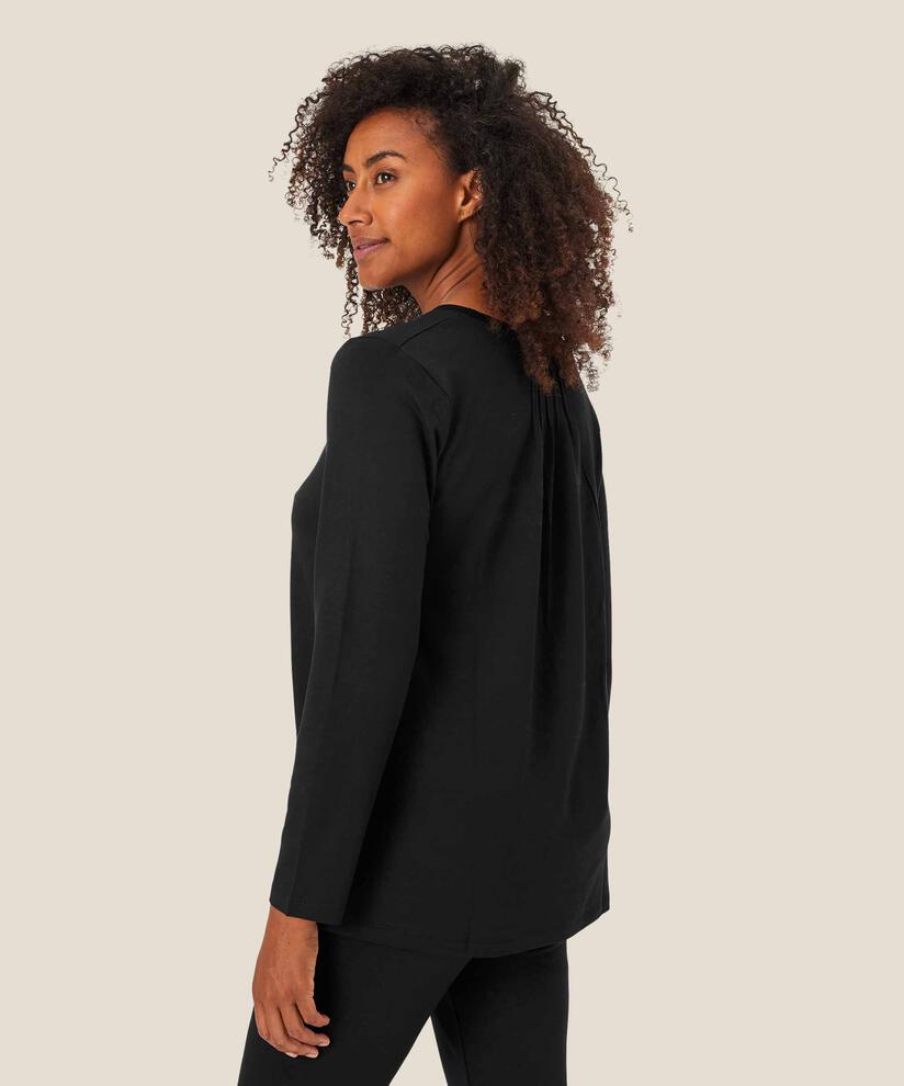 Berta JERSEY Topp, Black
