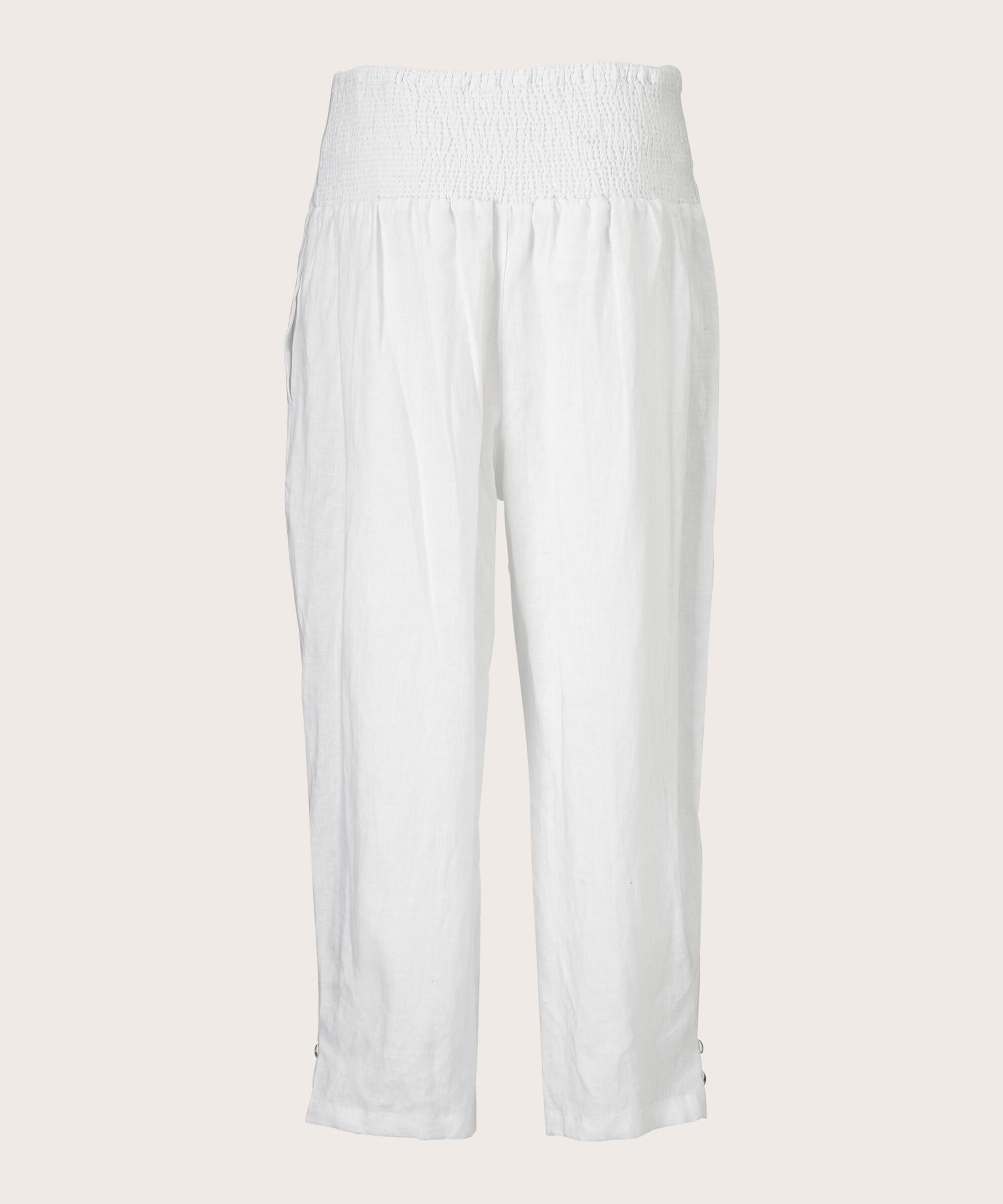 Pen Bukse, White