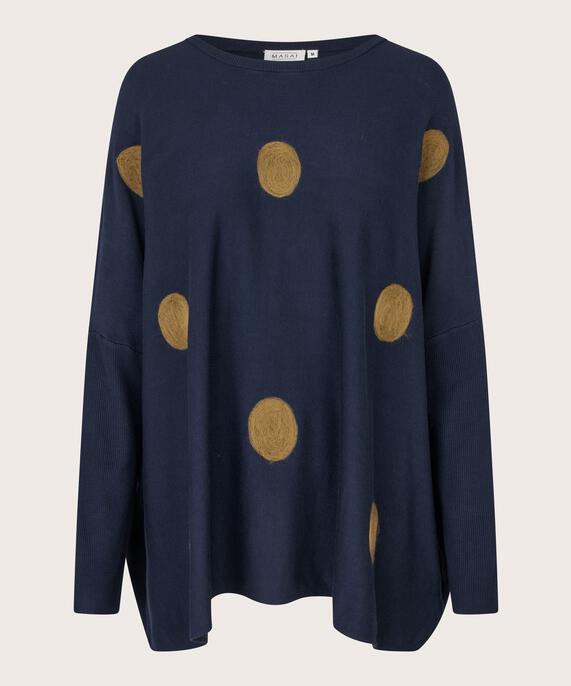 Fanasi Strikkegenser, Navy Blazer