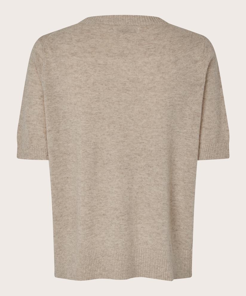 Fallan Strikkegenser, Beige melange