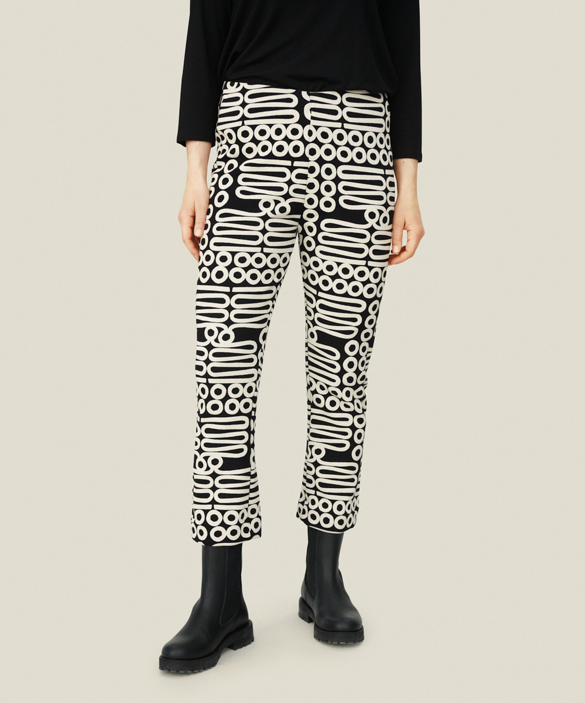 PABA JERSEY BUKSER, Black