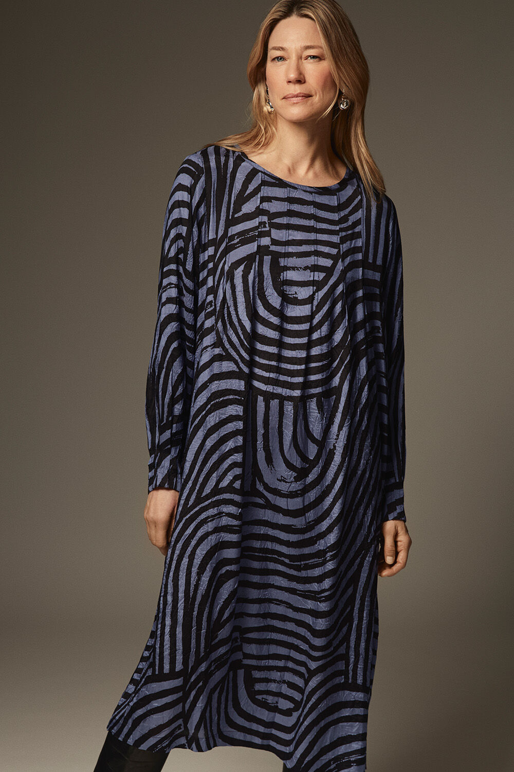 Navola Kjole - Bijou Blue, Rayani &oslash;reringer - Silver